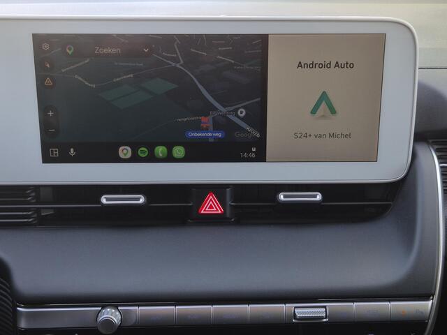 Hyundai IONIQ 5 Style 58 kWh / SOH 100% / Dealer onderhouden / 8 jaar Batterijgarantie / Fabrieksgarantie tot 02-2027 / CCS snellader / WLTP bereik 384 km bereik stad 587 km / Achteruitrijcamera / Stuur- & Stoelverwarming / Adaptief cruise control / Apple Carplay Andro