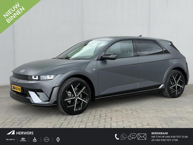 Hyundai IONIQ 5 N Line Edition Limited 84 kWh / SOH 100% / Fabrieksgarantie tot 9-2030 / Camera / Adaptieve Cruise / Dodehoek Detectie / Navigatie / Stoel & Stuurwiel Verwarming / Elektr. Stoelen / Elektr. Achterklep /