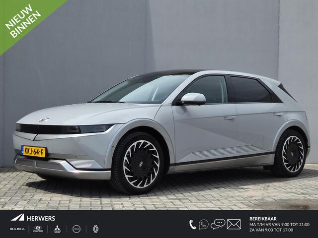 Hyundai IONIQ 5 Lounge 73kWh / SOH 100% / Dealer onderhouden / Fabrieksgarantie tot 03-2028 / Solar dak / CCS snelladen / WLTP 451 km / CCS snelladen / Afn. trekhaak 1.600 kg / Bose Audio Systeem / Head Up Display / Elektrische achterklep / Stuur- Stoel & Achterbank ve