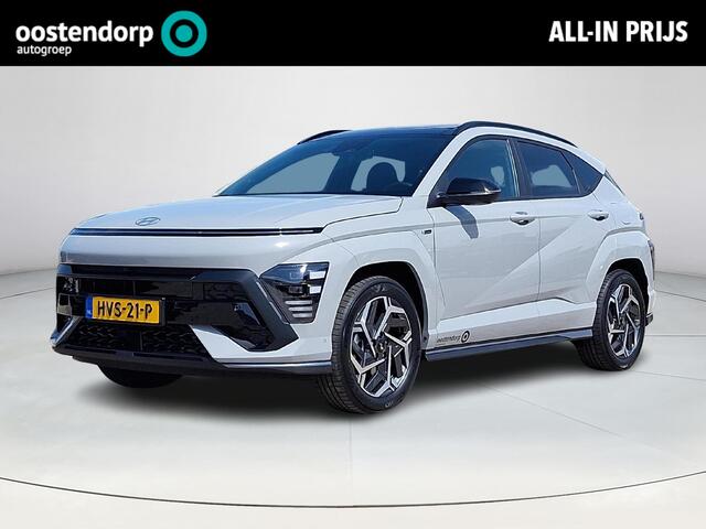 Hyundai Kona 1.6 GDI HEV N Line Sky | Apple Carplay/Android Auto | 360 graden camera | Elektrische achterklep | Stoelverwarming/verkoeling | Adaptief Cruise Control |
