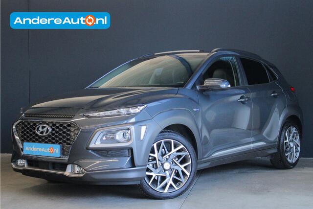 Hyundai Kona 1.6 GDI HEV Premium |schuifdak|dealer onderhouden|vol leder|keyless|HUD|