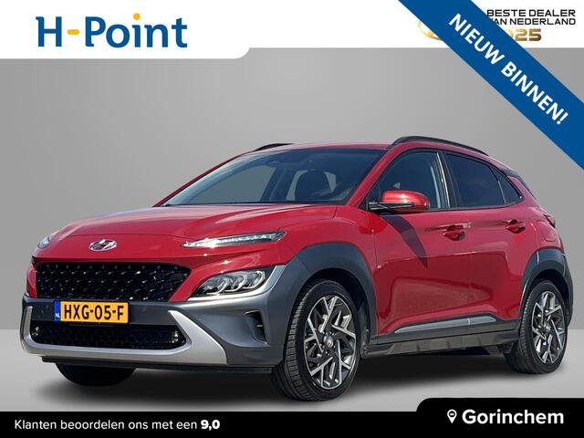 Hyundai Kona 1.6 GDI HEV X Line | 18'' Lmv Bi-color | Apple Carplay & Android Auto | Achteruitrijcamera | Cruisecontrol | Donker getint glas | Keyless entry | Parkeersensoren voor & achter |