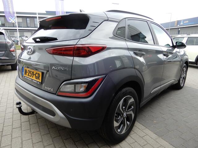 Hyundai Kona 1.6 GDI HEV Fashion | Trekhaak 1350 kg! | 1e eigenaar | Navigati