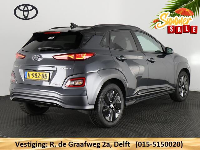 Hyundai Kona EV Premium Two-Tone 64 kWh | Accuconditie: 92% | Navigatie | Leder |