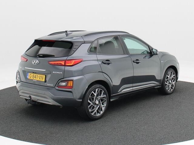 Hyundai Kona 1.6 GDi 105 Pk HEV Premium | Trekhaak | Camera | Krell Audio | Adaptive Cruise | Stoel Verwarming en ventilatie | Carplay | 18 Inch | 79.796 Km!!