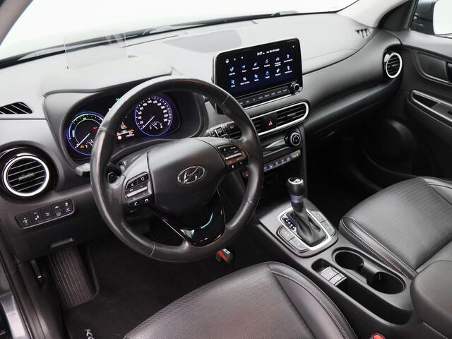 Hyundai Kona 1.6 GDi 105 Pk HEV Premium | Trekhaak | Camera | Krell Audio | Adaptive Cruise | Stoel Verwarming en ventilatie | Carplay | 18 Inch | 79.796 Km!!