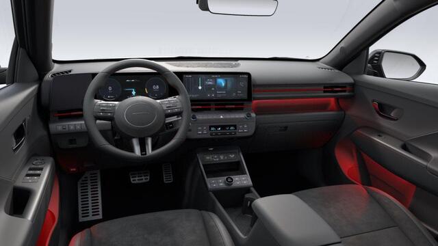 Hyundai Kona 1.6 GDI HEV N Line / ¤ 2000,- Voordeel Op Nieuwprijs / Rijklaarprijs / Direct Leverbaar / Navigatie / N-line bekleding / Adaptieve Cruise Control /