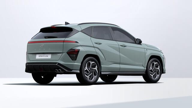 Hyundai Kona 1.6 GDI HEV N Line / ¤ 2000,- Voordeel Op Nieuwprijs / Rijklaarprijs / Direct Leverbaar / Navigatie / N-line bekleding / Adaptieve Cruise Control /