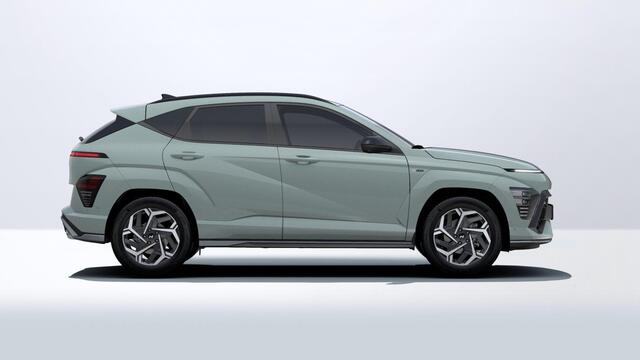 Hyundai Kona 1.6 GDI HEV N Line / ¤ 2000,- Voordeel Op Nieuwprijs / Rijklaarprijs / Direct Leverbaar / Navigatie / N-line bekleding / Adaptieve Cruise Control /