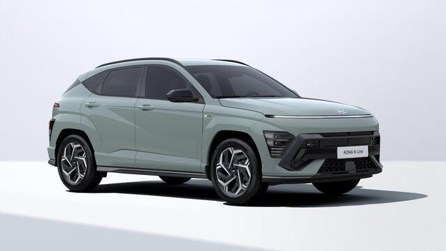 Hyundai Kona 1.6 GDI HEV N Line / ¤ 2000,- Voordeel Op Nieuwprijs / Rijklaarprijs / Direct Leverbaar / Navigatie / N-line bekleding / Adaptieve Cruise Control /