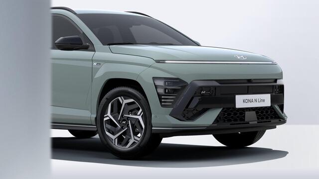 Hyundai Kona 1.6 GDI HEV N Line / ¤ 2000,- Voordeel Op Nieuwprijs / Rijklaarprijs / Direct Leverbaar / Navigatie / N-line bekleding / Adaptieve Cruise Control /