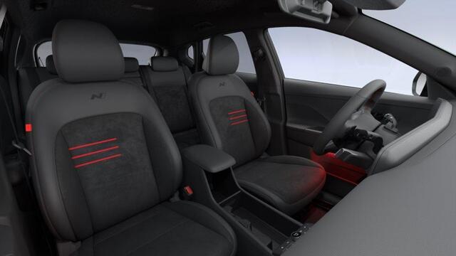 Hyundai Kona 1.6 GDI HEV N Line / ¤ 2000,- Voordeel Op Nieuwprijs / Rijklaarprijs / Direct Leverbaar / Navigatie / N-line bekleding / Adaptieve Cruise Control /