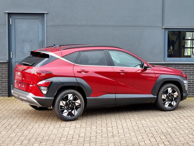 Hyundai Kona 1.6 GDI HEV Premium / Lederen bekleding / Stoel verwarming en ventilatie / 360 Graden Camera / 18 " lm / Led Koplampen /