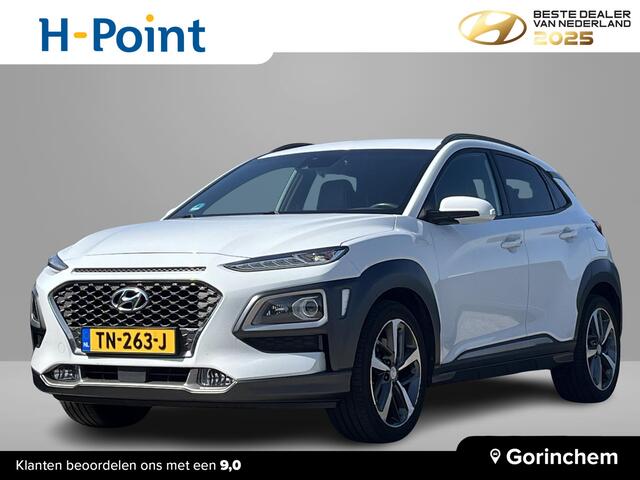 Hyundai Kona 1.6 T-GDI 177PK Premium | 4 wielaandrijving | 18'' Bi-Color LMV | Lederen bekleding | Sterke motor |