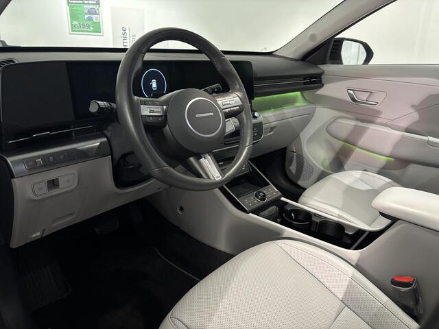 Hyundai Kona 1.6 GDI HEV Premium Hybride automaat met Lederen bekleding, Navigatie en Stoelverwarming Rijdende demo!