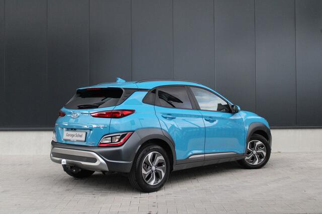 Hyundai Kona 1.6 GDI HEV Fashion Sky 105pk - Schuifdak - Navi - Camera - Blind spot - Climate - Trekhaak - HUD - Rijklaar