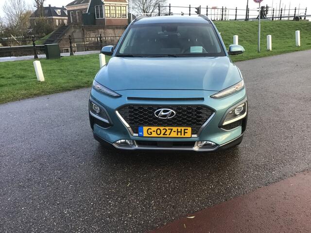 Hyundai Kona 1.6 GDI HEV Premium Bj2019 airco leder apk september2027