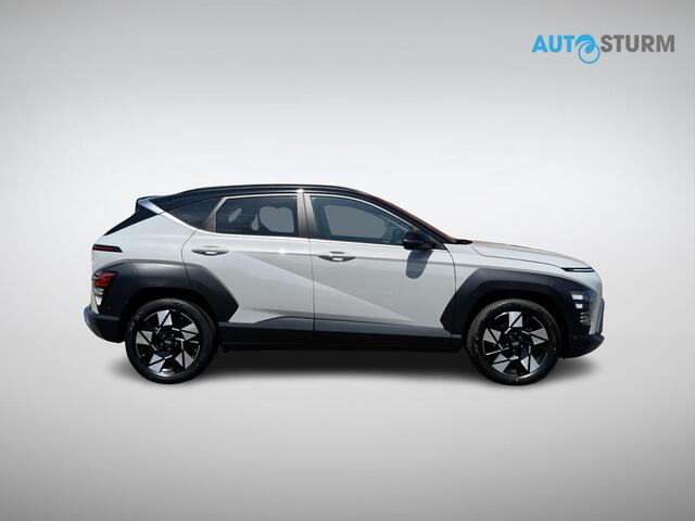 Hyundai Kona 1.6 GDI HEV Premium | Two-Tone Lakkleur | Stoelverwarming + -Ventilatie | 360° Camera | Leder | Navigatie | Apple Carplay/Android Auto | Geheugenstoel