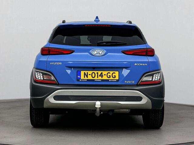 Hyundai Kona 1.6 GDI HEV Premium Sky | Schuif Kantel dak | Lederen Bekleding | Stoel & Stuur verwarming | Adaptive Cruise | Trekhaak 1350kg Geremd |