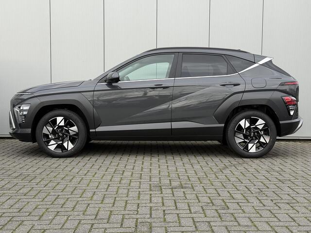 Hyundai Kona 1.6 GDI HEV Premium / 3000 Voordeel / MY 26 / Zwart Leder / Stoelverkoeling / Stoelverwarming Voor + Achter / Stuurverwarming / 360 Camera / BOSE Audio /