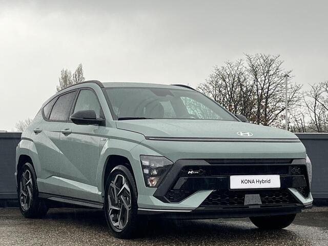 Hyundai Kona 1.6 GDI HEV N-Line Edition | N-Line exterieur & Pack N-Line interieur | 18'' Lichtmetalen velgen 2-tone | Direct leverbaar | Donker getint glas |