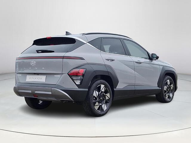 Hyundai Kona 1.6 GDI HEV Premium Sky | Uit voorraad leverbaar! | Schuif-/kantel dak | Elektrische stoelen | Stoel/stuurverwarming | Stoelverkoeling | 2e zit-rij stoelverwarming | Lederen bekleding | 360* camera | Adaptive cruisecontrol | Active lane-keeping |