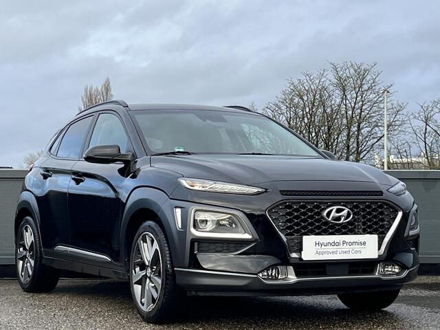 Hyundai Kona 1.0 T-GDI Premium | Lederen bekleding Stoelventilatie & verwarming | Trekhaak | Head up display | Geïntegreerde navigatie |