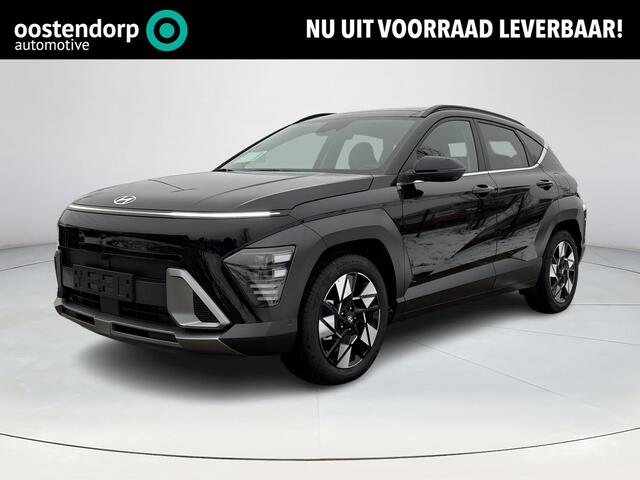 Hyundai Kona 1.6 GDI HEV Premium Sky | Stuurverwarming | Stoelverkoeling/verwarming | Schuif-kanteldak | 360* Camera | BOSE-Premium Sound | Lederen Bekleding | Elektrisch Verstelbare Geheugenstoelen |