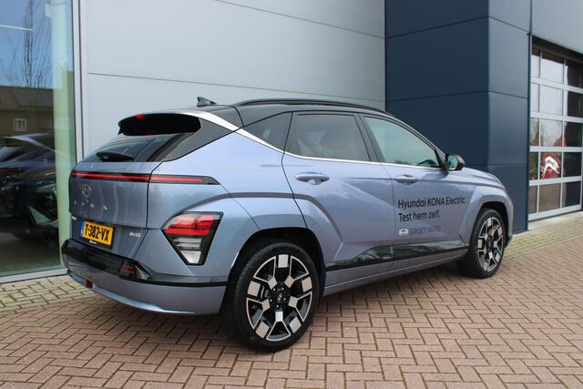Hyundai Kona Electric Premium Sky 65.4 kWh Automaat Leer Airco 360 Camera Carplay Demo Nieuwstaat
