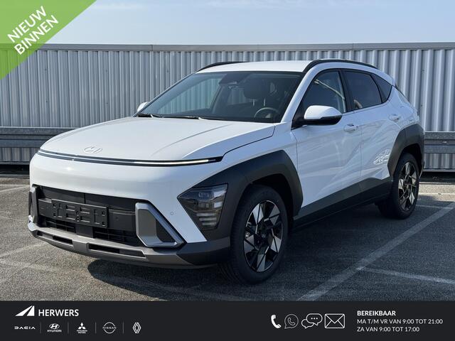 Hyundai Kona 1.6 GDI HEV Comfort Plus / ¤2.500,- Voordeel / Elektrische Achterklep / Stoel Verwarming V+A / Stuur Verwarming / Keyless / Adaptive Cruise / Navigatie / Apple Carplay&Android Auto /