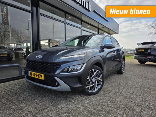 Hyundai Kona 1.6 GDI HEV FASHION HEAD-UP, 18LM, TREKHAAK, STOEL+ STUURVERWARMING
