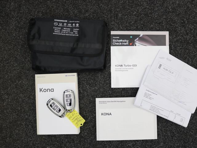 Hyundai Kona 1.0 T-GDI N Line / Elektrisch verstelbare voorstoelen / Voor & Achterstoel verwarming / Voorstoel ventilatie / N-line interieur & Exterieur / Navigatie / All seasonbanden / Dealer odnerhouden / 18" LMV / Parkeersensoren voor & achter / Keyless Entry /