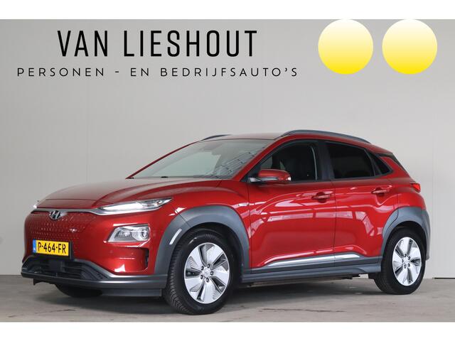 Hyundai Kona EV Premium 64 kWh SOH 100% Elek.Stoel + Leder I Stoel Verw.+Koeling