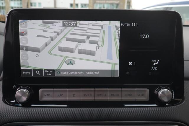Hyundai Kona EV Premium 64 kWh SOH 100% Elek.Stoel + Leder I Stoel Verw.+Koeling