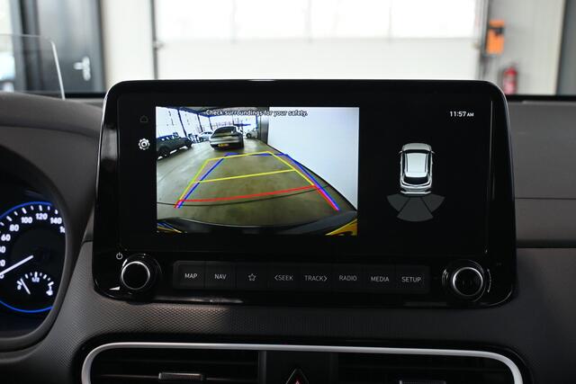 Hyundai Kona 1.6 GDI HEV Fashion Automaat Clima Navigatie Carplay Head Up Rijklaarprijs! Inruil Mogelijk!