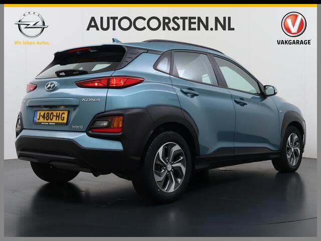 Hyundai Kona 1.6GDI 142PK HEV Hybrid Automaat Adap.Cruise Navi Ecc Camera Krell®-Audio Apple Carplay Android Auto Comfort Lane Assist VESS Led Lmv Isofix Bluetooth DAB FCA 1e Eigenaar Origineel Nederlandse Auto