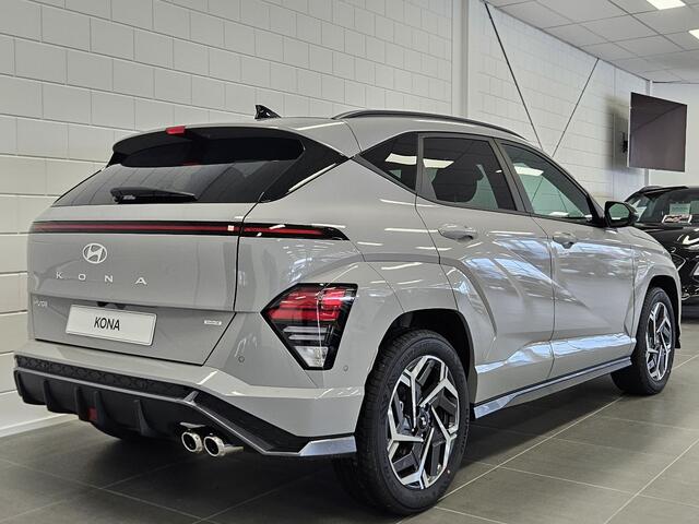 Hyundai Kona 1.6 GDI HEV N Line Sky Full Hybride Automaat met Navigatie, Adaptive Cruise Control en 360 graden Camera Uit voorraad leverbaar!