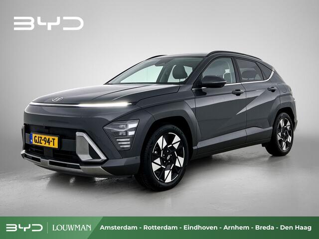 Hyundai Kona 1.6 GDI HEV Premium | Zwart Leder | BTW-Auto | Eerste eigenaar | NAP! |
