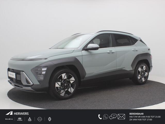 Hyundai Kona 1.6 GDI HEV Comfort Plus / ¤4.000,- Korting / Elektrische Achterklep / Stoel Verwarming V+A / Stuur Verwarming / Keyless / Adaptive Cruise / Navigatie / Apple Carplay & Android Auto /