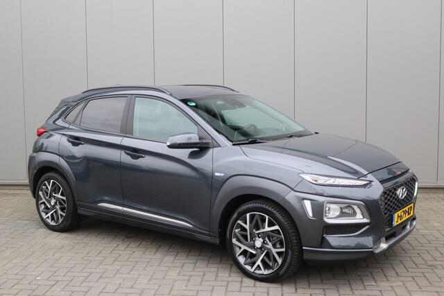 Hyundai Kona 1.6 GDI HEV Premium Sky Trekhaak/Open-dak/Winter-pack/Camera/Carplay