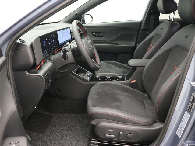 Hyundai Kona 1.6 GDI HEV N Line / N-Line interieur & Exterieur / Leer-Alcantara / Adaptieve Cruise Control / 18" LMV / Stoelverwarming & koeling voor / Full Option /