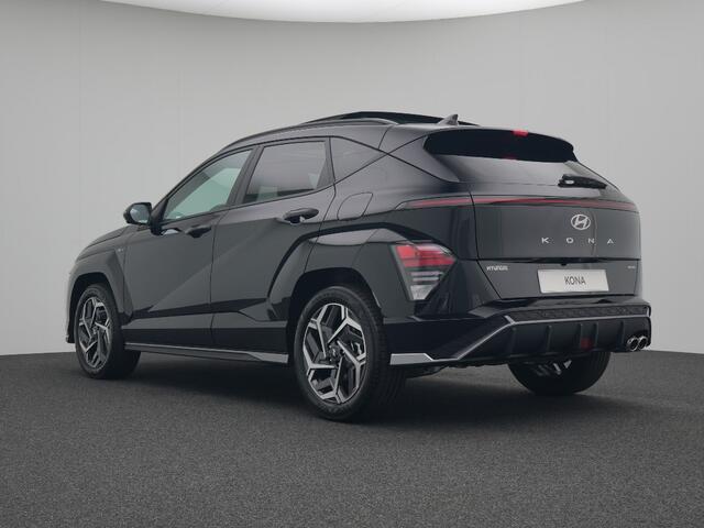 Hyundai Kona 1.6 GDI HEV N Line Full Hybride Automaat met Navigatie, Adaptive Cruise Control en Sport uitvoering Uit voorraad leverbaar!