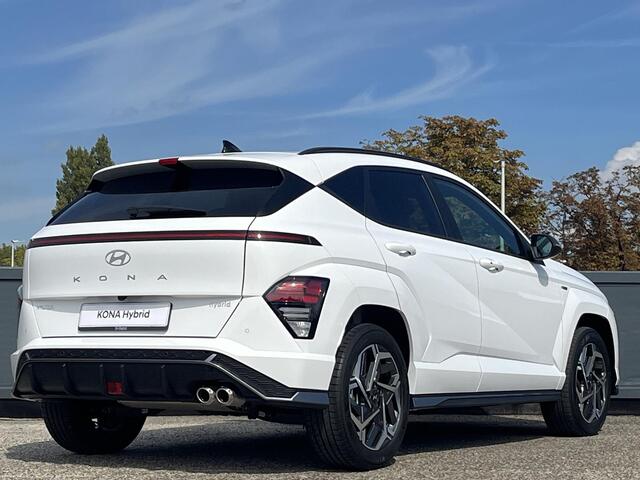 Hyundai Kona N Line Edition 1.6 GDI HEV 140pk AUTOMAAT | NAVI | APPLE CARPLAY / ANDROID AUTO | 18'' BI-COLOR LM-VELGEN | CAMERA | ADAPTIVE CRUISE |