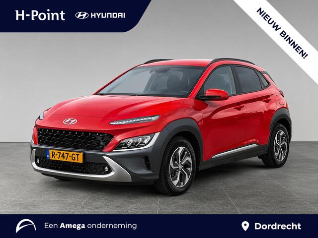 Hyundai Kona Premium 1.6 GDI HEV 105pk | TREKHAAK | LEDER | NAVI | APPLE CARPLAY / ANDROID AUTO | HEAD-UP DISPLAY | ADAPTIVE CRUISE |