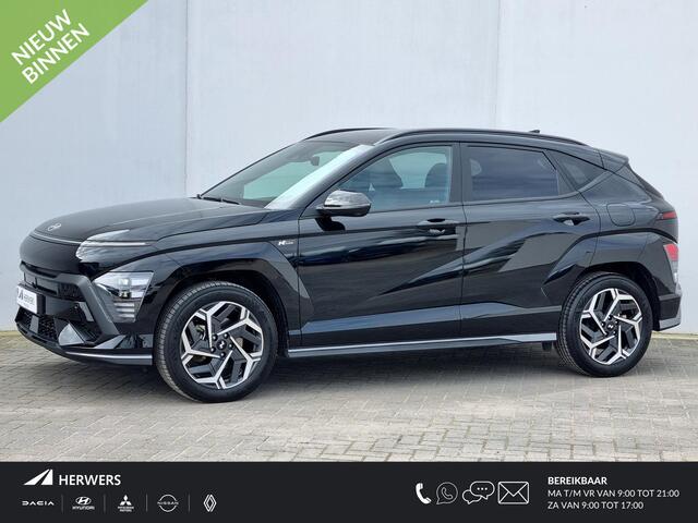 Hyundai Kona 1.6 GDI HEV N Line Automaat ** Nu met ¤ 3.000 Voordeel ** Nieuw uit voorraad leverbaar **
