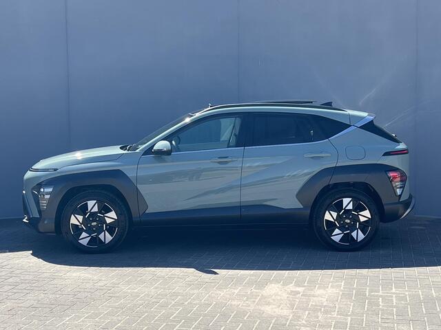 Hyundai Kona 1.6 GDI HEV Premium Sky / Automaat / Schuifdak / Leder / Camera 360° / Stoelventilatie / Stuur- en stoelverwarming / Apple Carplay Android / 18" LM wielen /