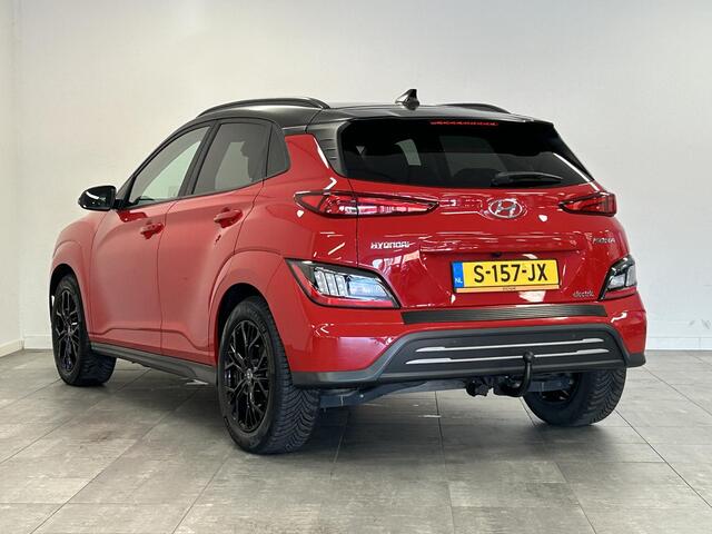 Hyundai Kona EV Premium 64 kWh | SOH 96% | HUD | Leder | Stoelverwarming | Trekhaak | 3-FASE