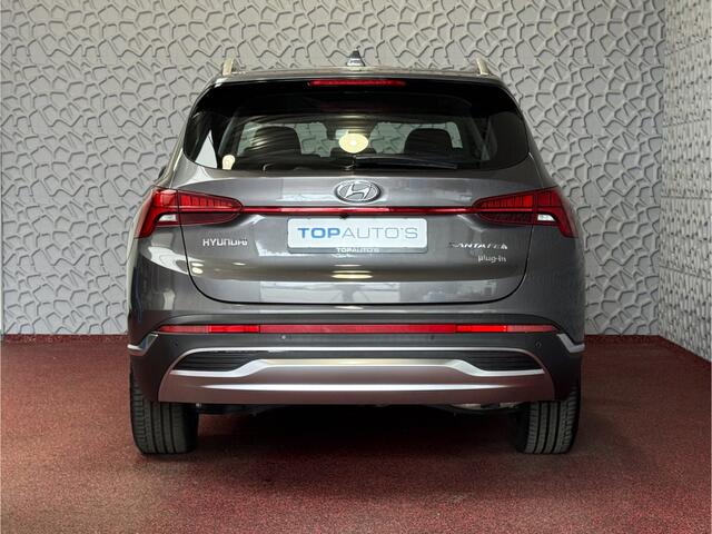 Hyundai SANTA FE 1.6 T-GDI PHEV PREMIUM 7P AWD LEER ELEK.KLEP CAMERA NAVI STOEL/STUUR VERW. PLUG IN HYBRID