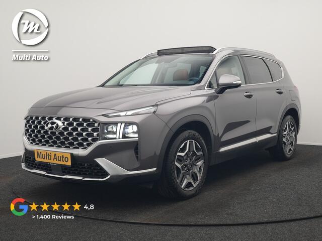Hyundai SANTA FE 1.6 T-GDI Premium Smart Sky PHEV 266pk Dealer O.H. | Panodak | Adaptive Cruise | Camera | Krell Audio | Lederen Sportstoelen Verwarmd | Apple Carplay | Keyless | Blis | Stuur Verwarmd | Navigatie | DAB | Plug In Hybrid