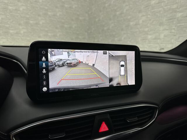 Hyundai SANTA FE 1.6 T-GDI PHEV Premium Plus Sky | Panorama | 360 Camera | ACC | 100% SOH | Krell-Sound | Head-Up | Stoelventilatie | Leder | Memory | Keyless-Entry | Stoelverwarming V+A | Stuurwielverwarming | Alcantara Hemel | Dodehoek | Lane Assist | Full-LED | 19 inch